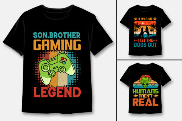 Retro Vintage T-Shirt Design Bundle