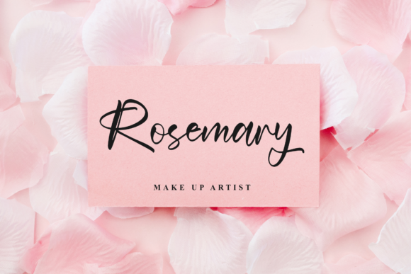 Rosettary Golden Font PNG with transparent background - Preview 1