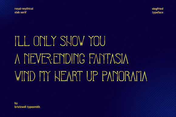 Siegfried Font PNG with transparent background - Preview 1