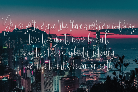 Sligature Font PNG with transparent background - Preview 5
