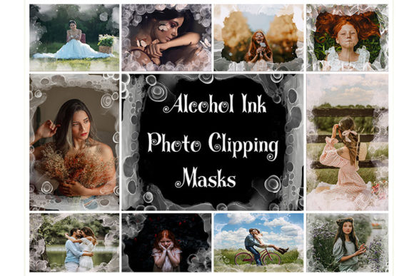 Clipping Masks, Photo Masks, PNG Frames Graphic Layer Styles By Magical Craftery