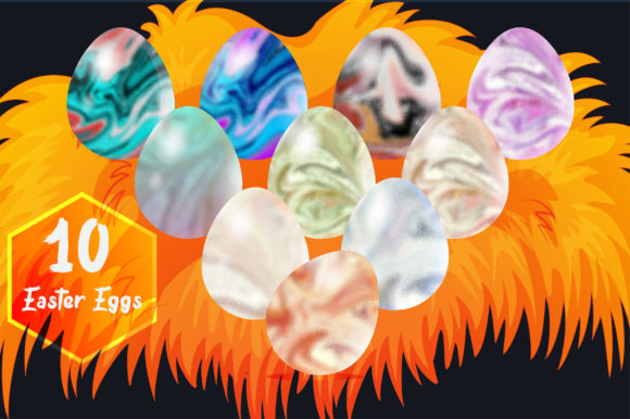 Free Easter Egg Digital Paper Graphic by Shahed_arts · Creative Fabrica