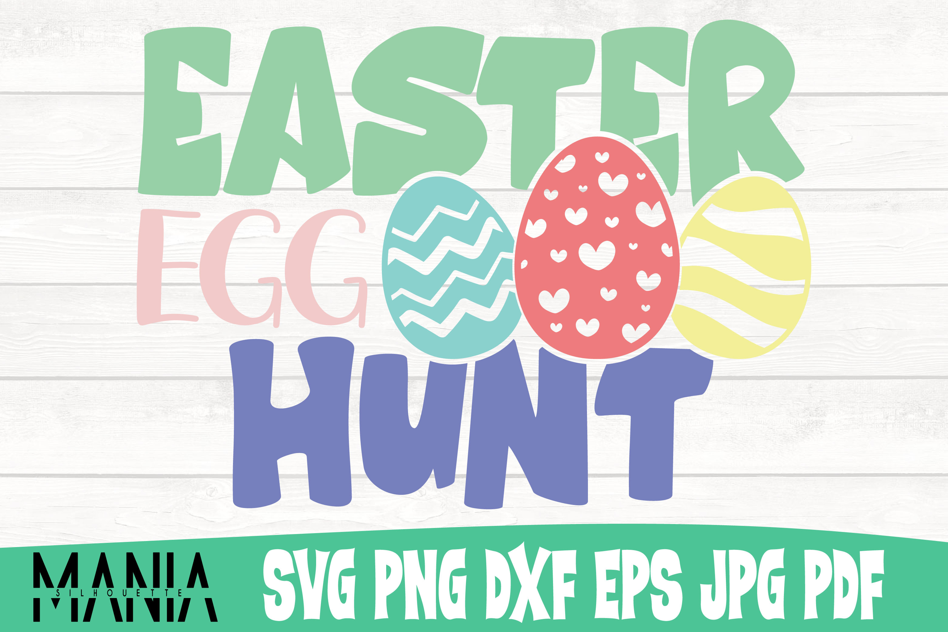 Easter Egg Hunt Svg Cut File Design