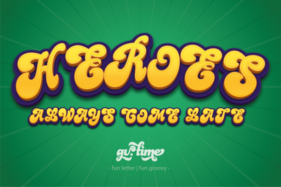Gv. Time Font - Preview 5