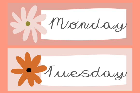 Julie Style Font PNG with transparent background - Preview 3