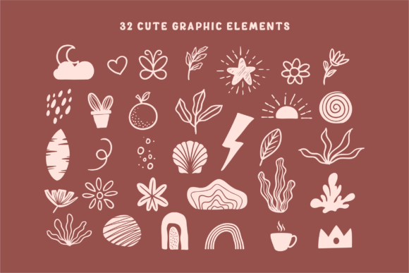 Satru a Handmade Playful Display Font Font PNG with transparent background - Preview 6