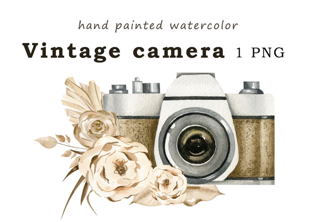 Vintage Photo Camera PNG