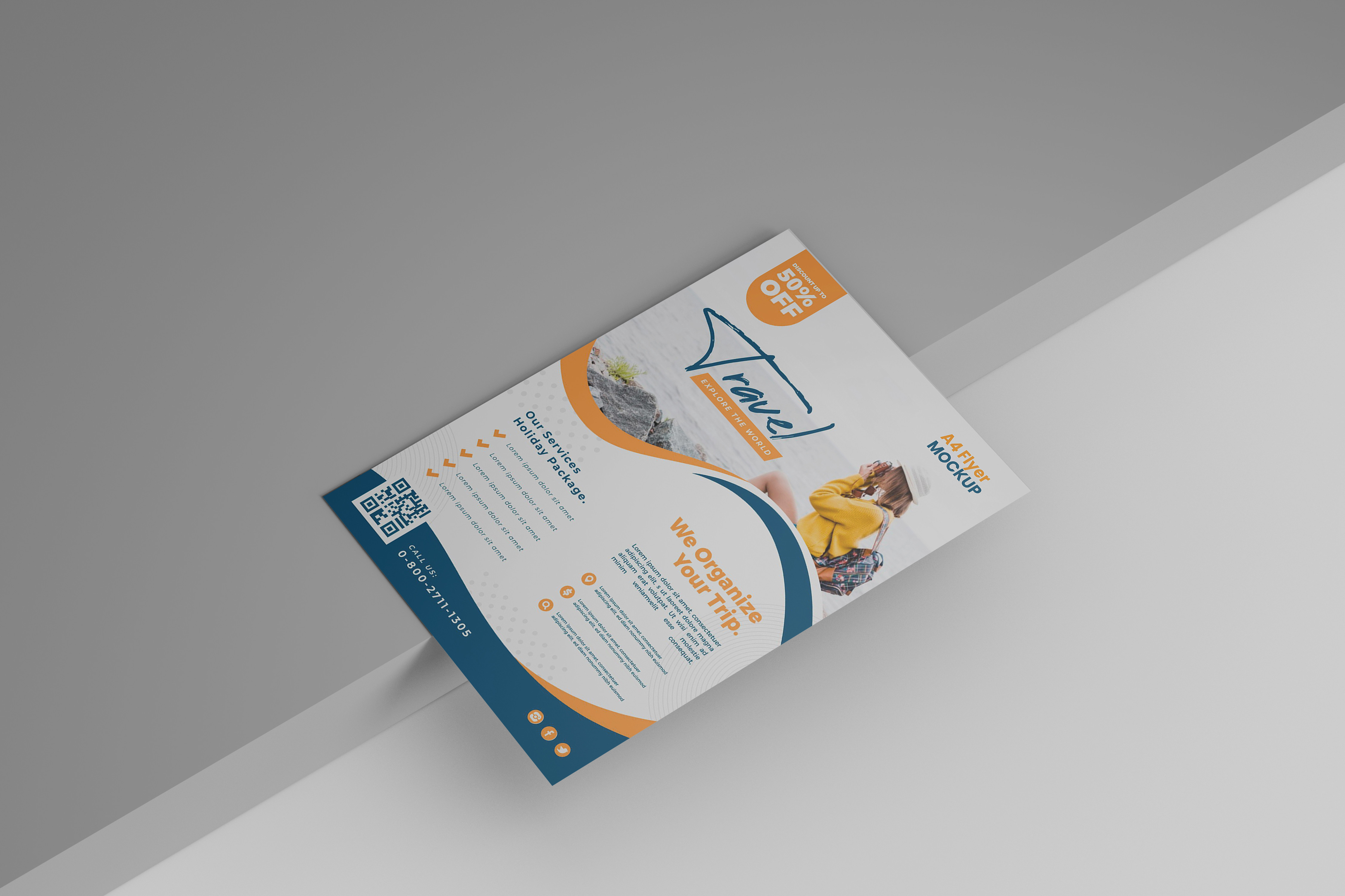 A4 / A5 Flyer Mockup Graphic by bimockups · Creative Fabrica