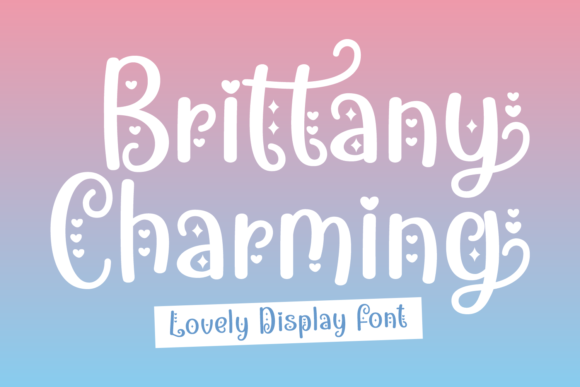 Brittany Charming Fuentes Caligráficas Fuente Por Creative Fabrica Fonts