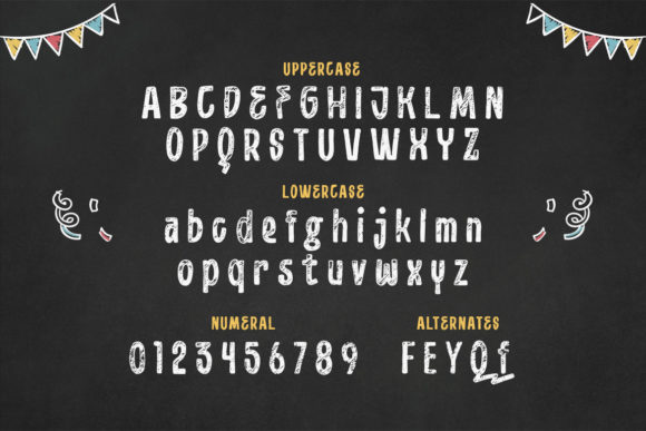 Chalkdraw Font - Preview 1
