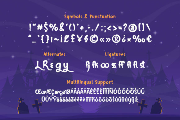 Creepy Grave Font - Preview 2