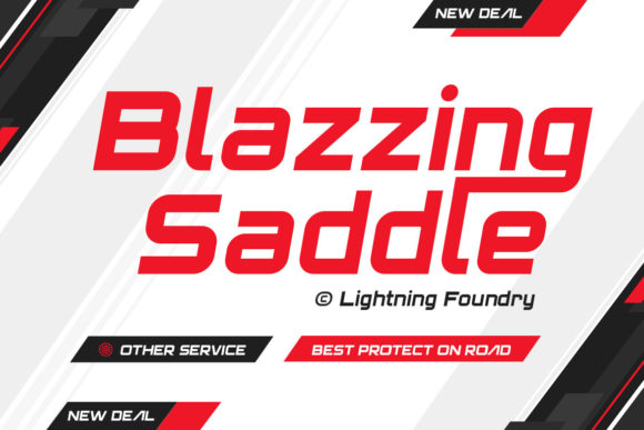 Drag Racing Font - Preview 4