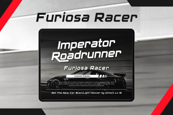 Drag Racing Font - Preview 6