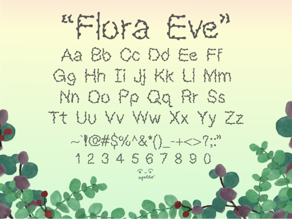 Flora Eve Font - Preview 2