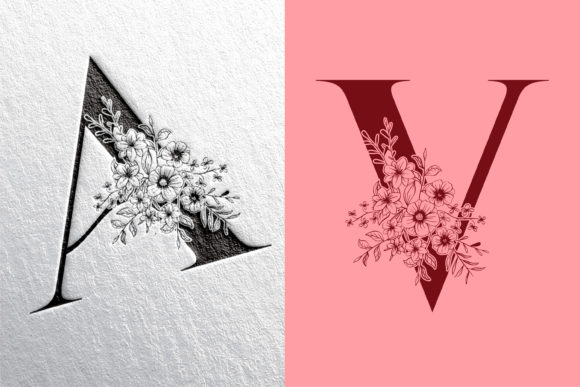 Florina Monogram Font - Preview 2
