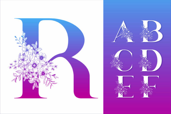 Florina Monogram Font - Preview 3