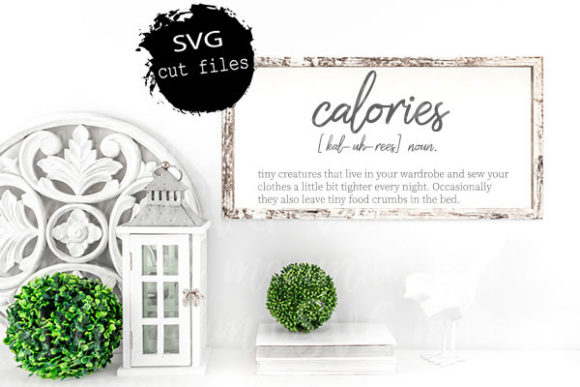 Funny Definition, Calories Sign Svg