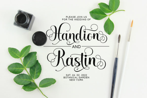Halgeta Lovely Script Font PNG with transparent background - Preview 1