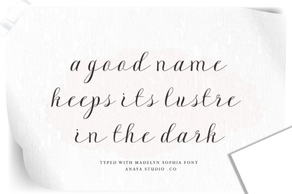 Madelyn Sophia Font PNG with transparent background - Preview 4