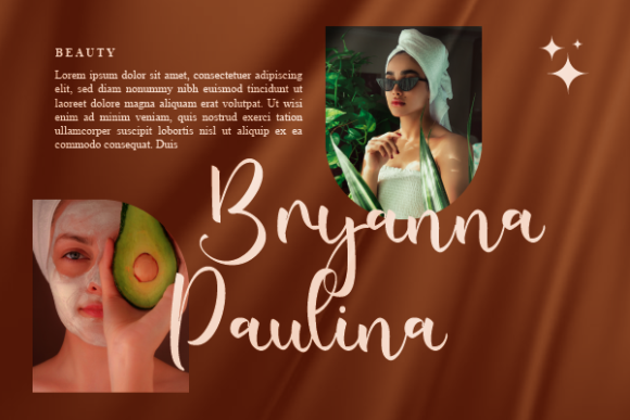 Natalee Belinda Font PNG with transparent background - Preview 5