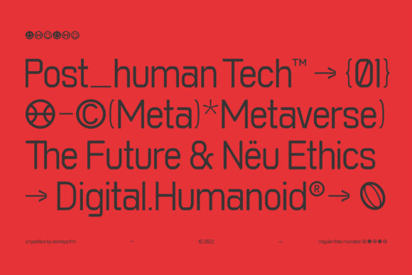 Nffinitage Font PNG with transparent background - Preview 6