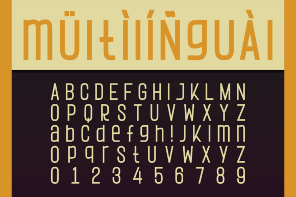 Ragnear Display Version Font font preview - 6