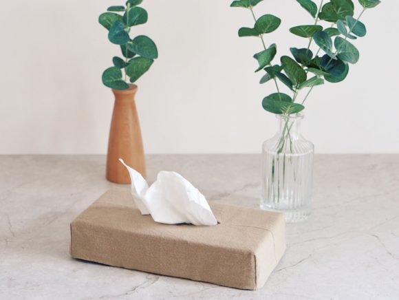 Sewing Pattern Tissue Box Cover