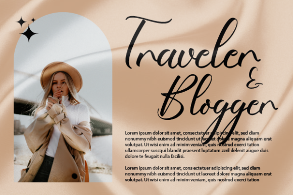 Shayla Font PNG with transparent background - Preview 4