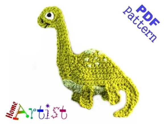 Brontosaurus Dino Crochet Pattern