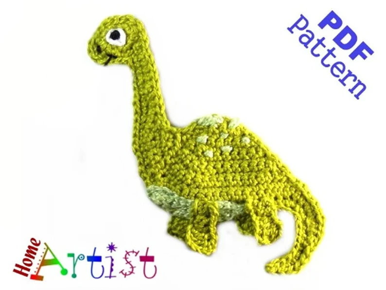 Brontosaurus Dino Crochet Pattern