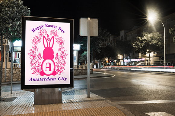 Bunny Flowers Monogram Font - Preview 3