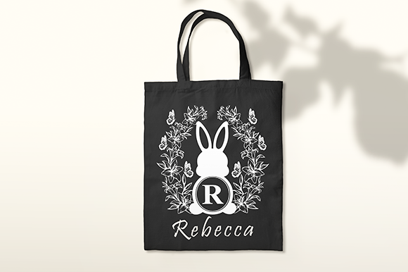 Bunny Flowers Monogram Font - Preview 4