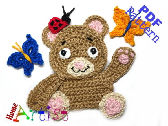 Butterfly and Ladybug Accessory Crochet