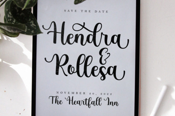 Carriage Script Font - Preview 4