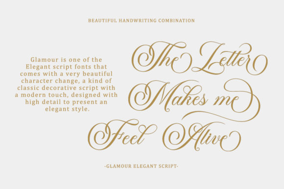 Glamour Font - Preview 1