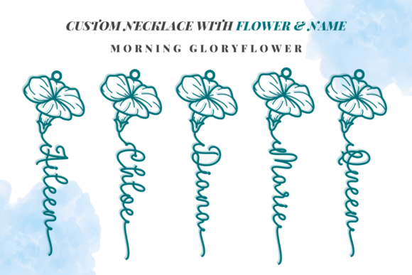 Glorya Birth Flower Font - Preview 1
