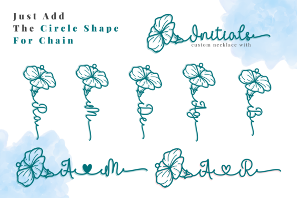Glorya Birth Flower Font - Preview 2