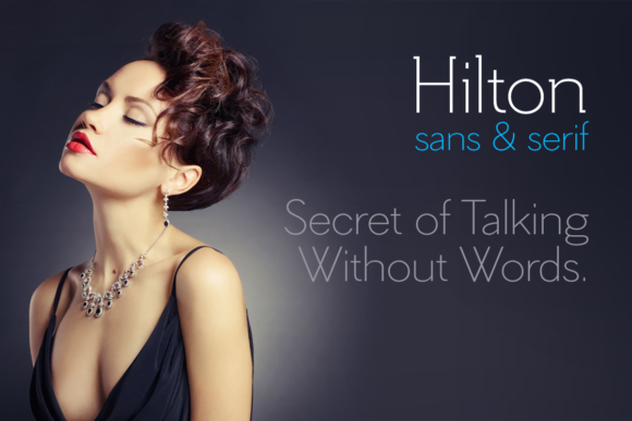 Hilton Sans Font PNG with transparent background - Preview 1