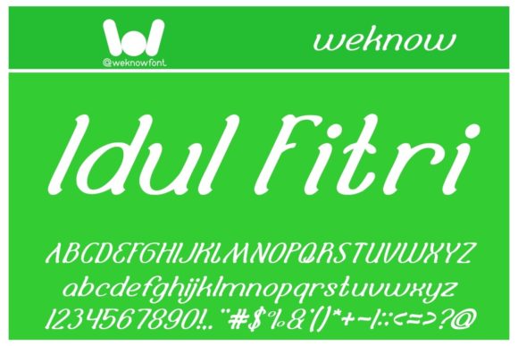 Selamat Hari Raya Font PNG with transparent background - Preview 1