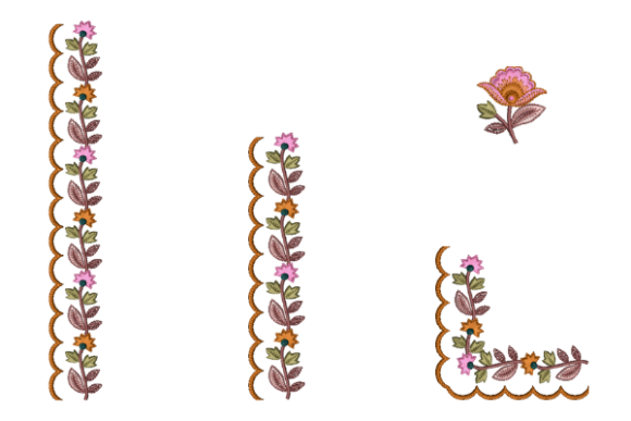 Border Corner Flower Patch