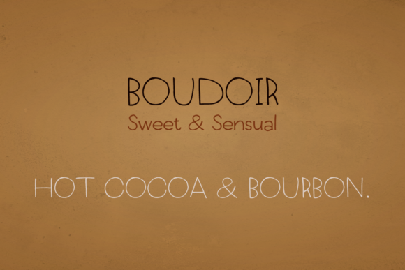 Boudoir Font - Preview 2