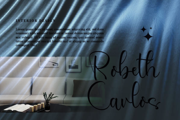 Cameron Bernadet Font - Preview 1
