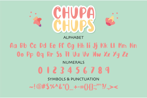 Chupa Chups Font - Preview 1