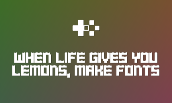 Clicky Bricks Font PNG with transparent background - Preview 1