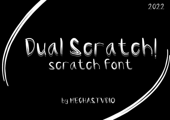 Dual Scratch Font - Preview 3
