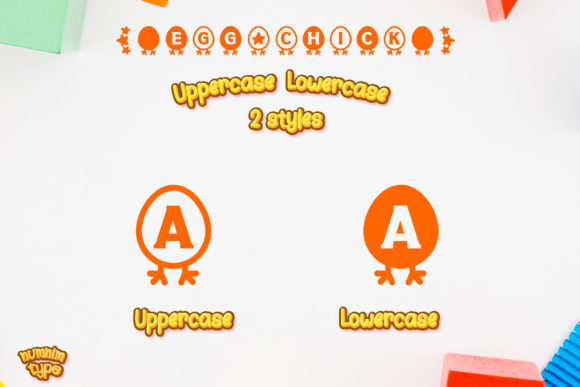 Easter Egg Chick Font - Preview 1