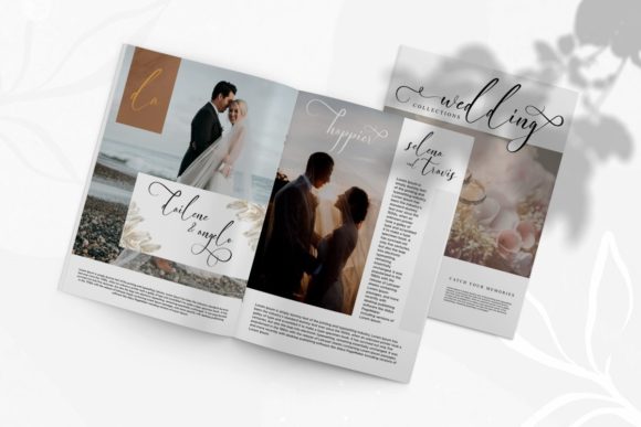 Elegant Wedding Font PNG with transparent background - Preview 1