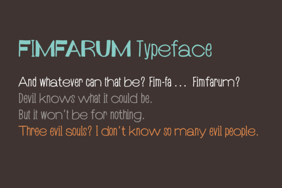 Fimfarum Font - Preview 1