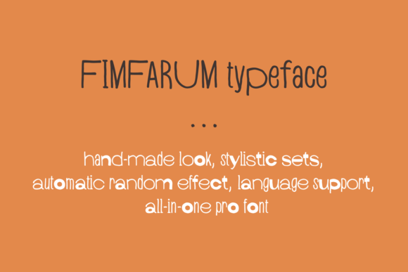 Fimfarum Font - Preview 2