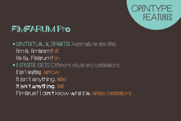 Fimfarum Font - Preview 3